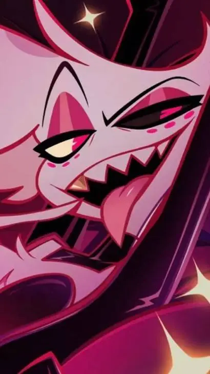 ai character: ANGEL DUST..💕 background