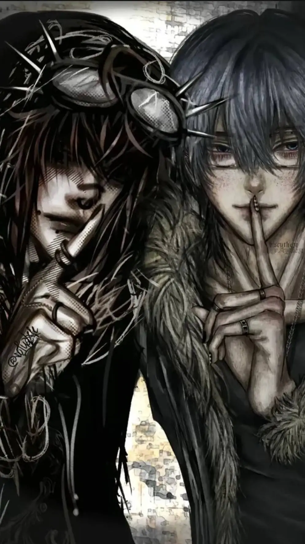 ai character: Kai and ace! background