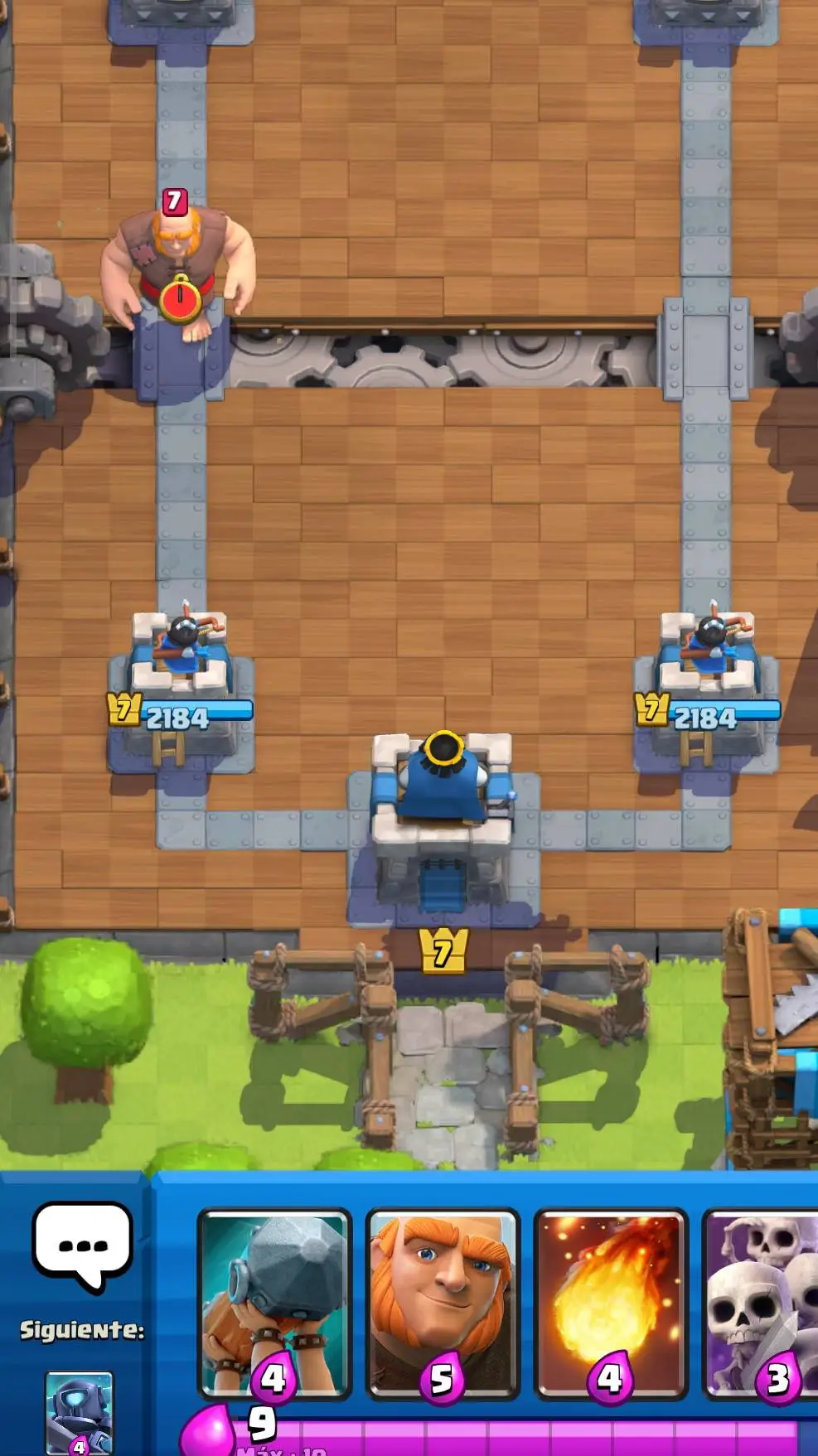 ai character: Clash Royale:v background