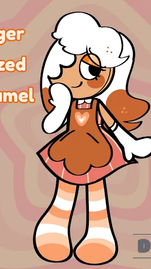 ai character: Ginger:3 background