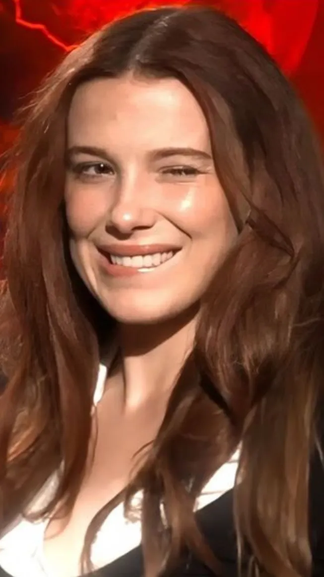 ai character: Millie Bobby brown background