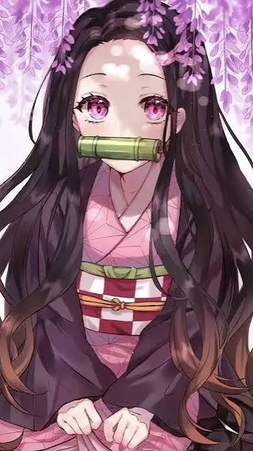 ai character: Nezuko Kamado background