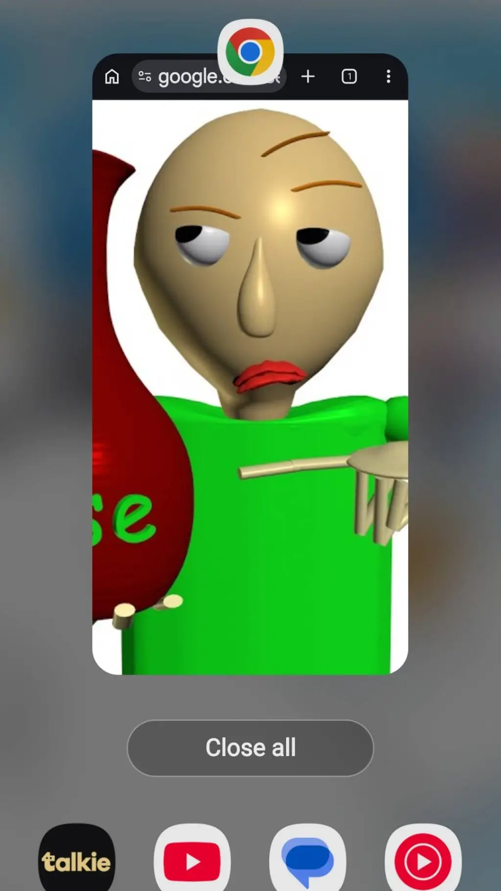 ai character: Baldi! :3 background