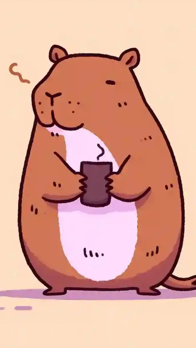 ai character: capibara fachero background