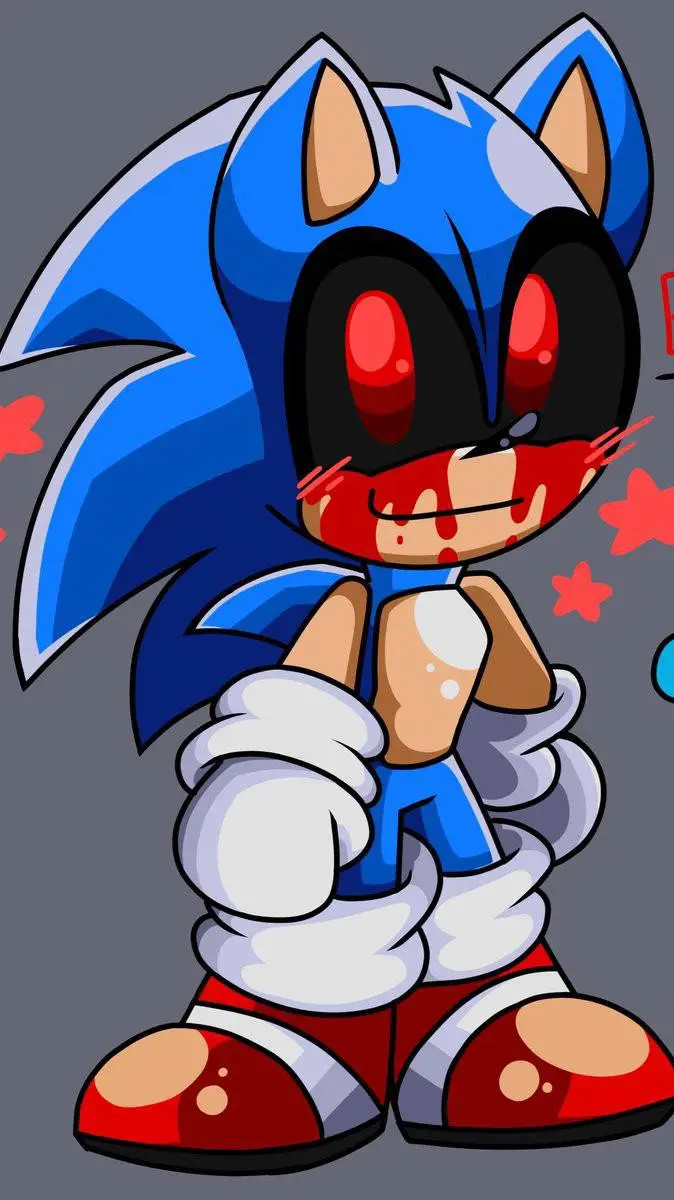 ai character: mini sonic.exe background