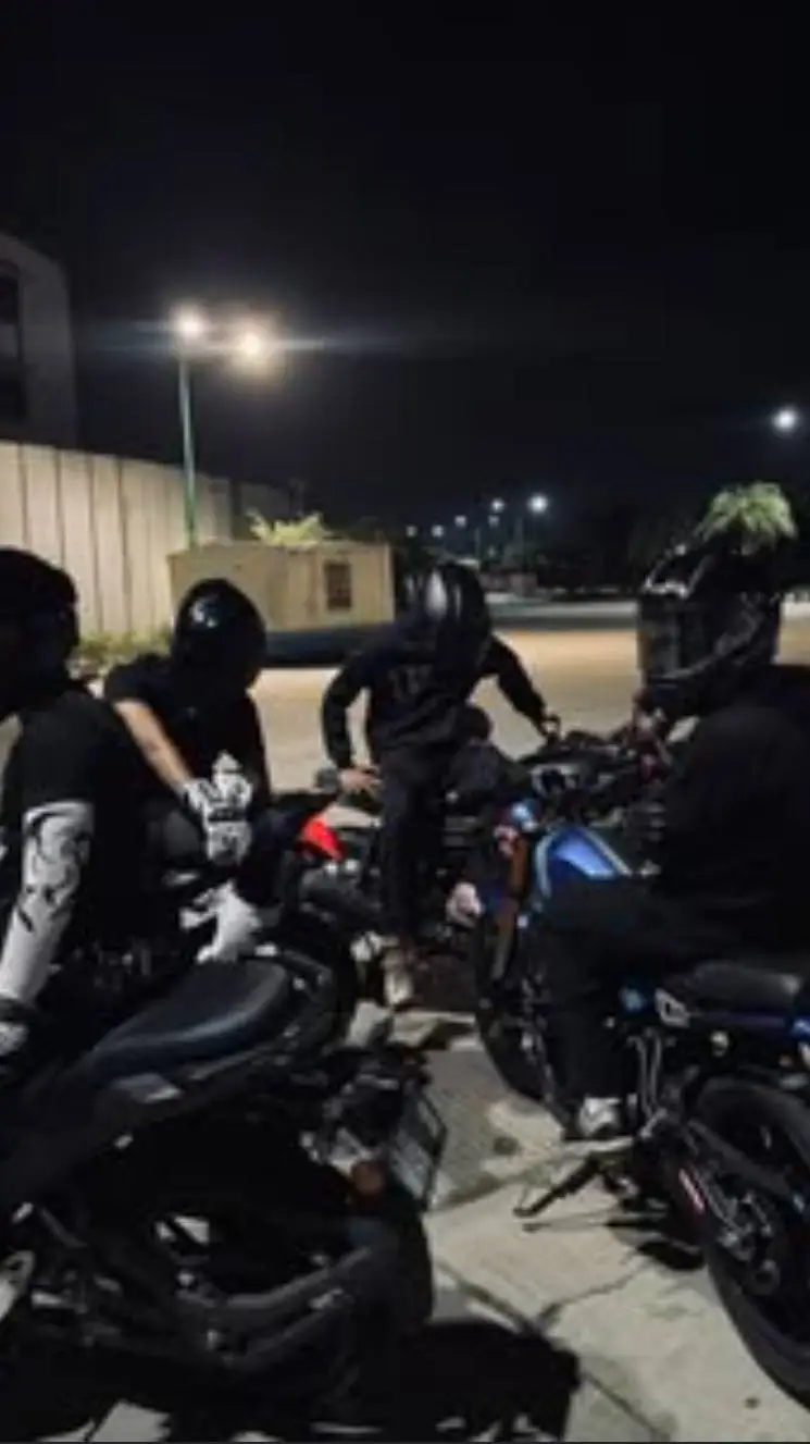 ai character: biker group 🏍 background