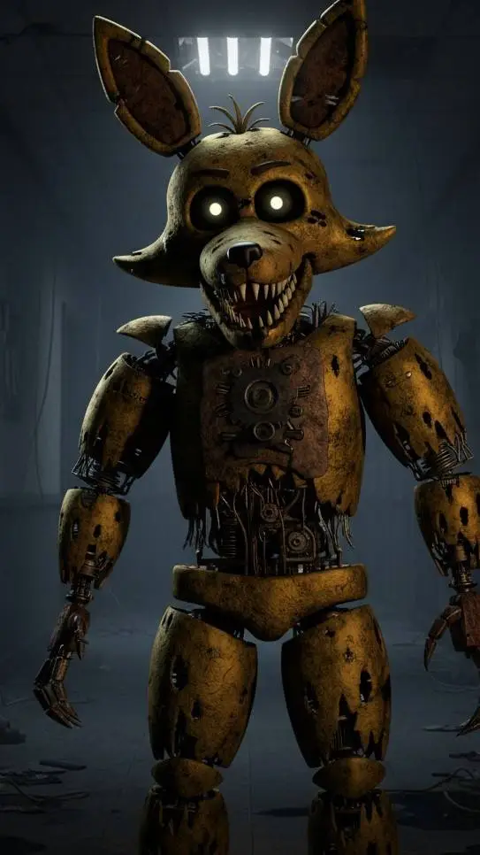 ai character: golden spring foxy background