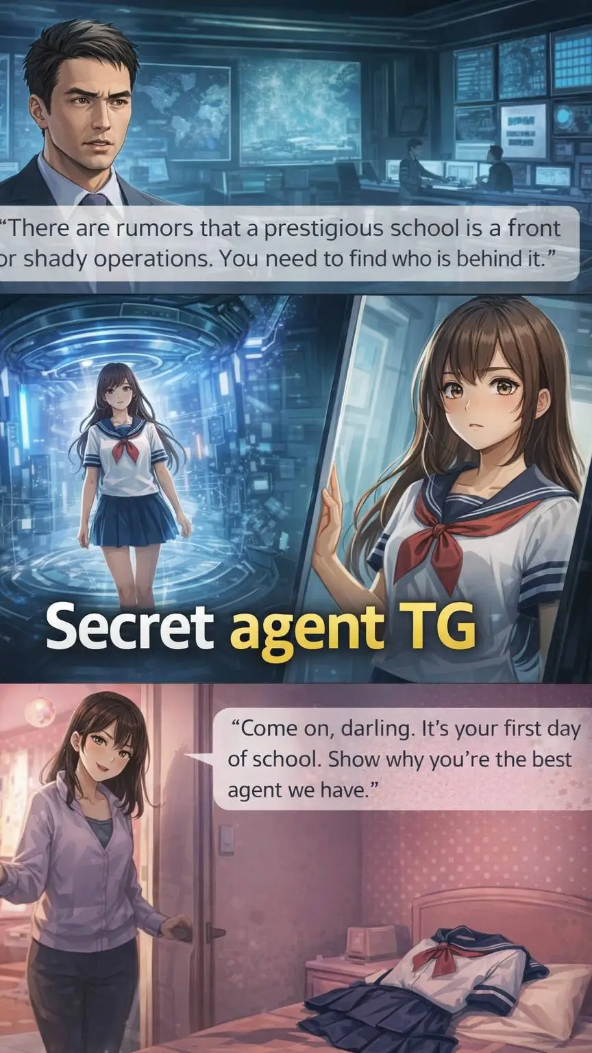 Talkie AI - Chat with secret agent TG