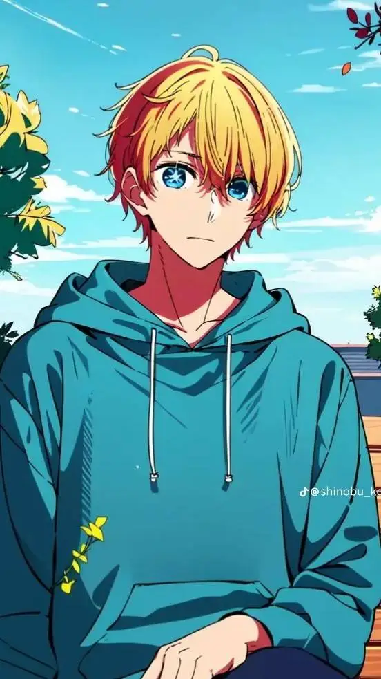 ai character: aqua hoshino background