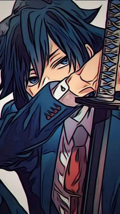 ai character: Giyu tomioka background
