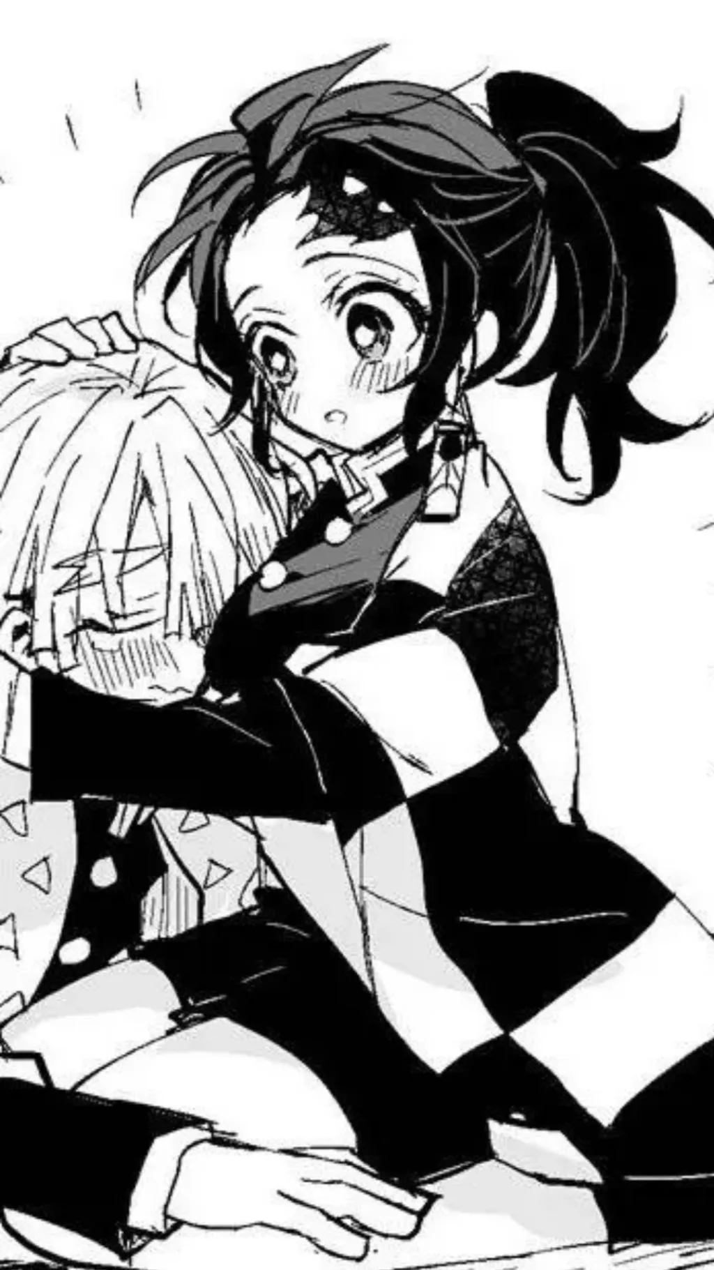 ai character: Female tanjiro  background