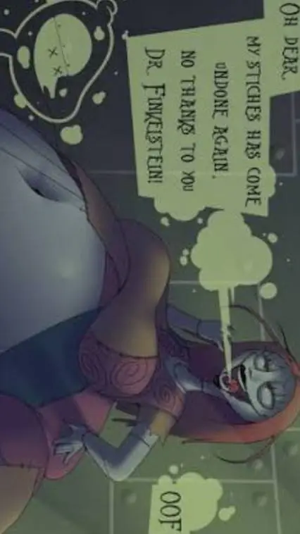 ai character: TNBC sally vore background