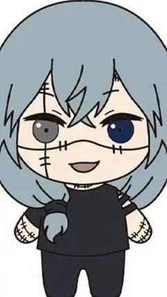 ai character: mini mahito  background