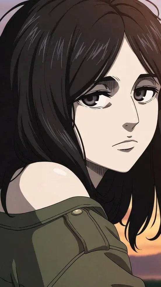 ai character: pieck  background