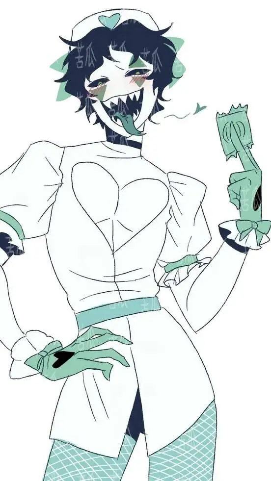 ai character: harlequin background