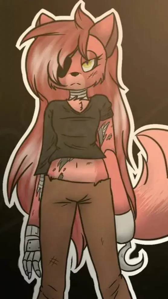 ai character: фокси (ж.р) background