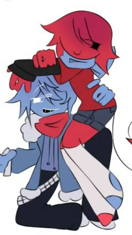 ai character: bluu x kid bluukid background