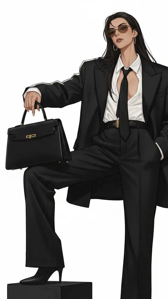 ai character: Queenpin background