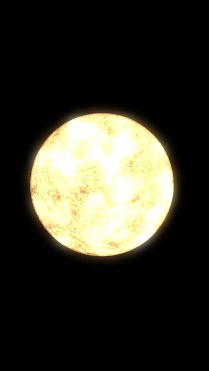 ai character: the fake sun background