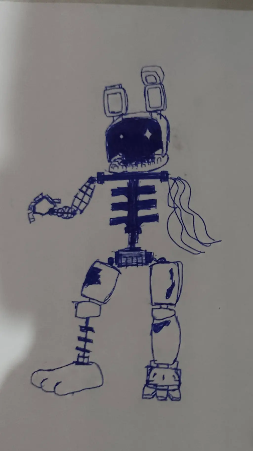 ai character: ignited Bonnie background