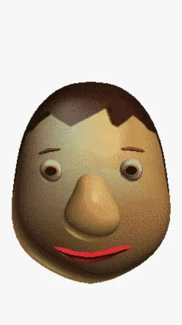 ai character: placeface background