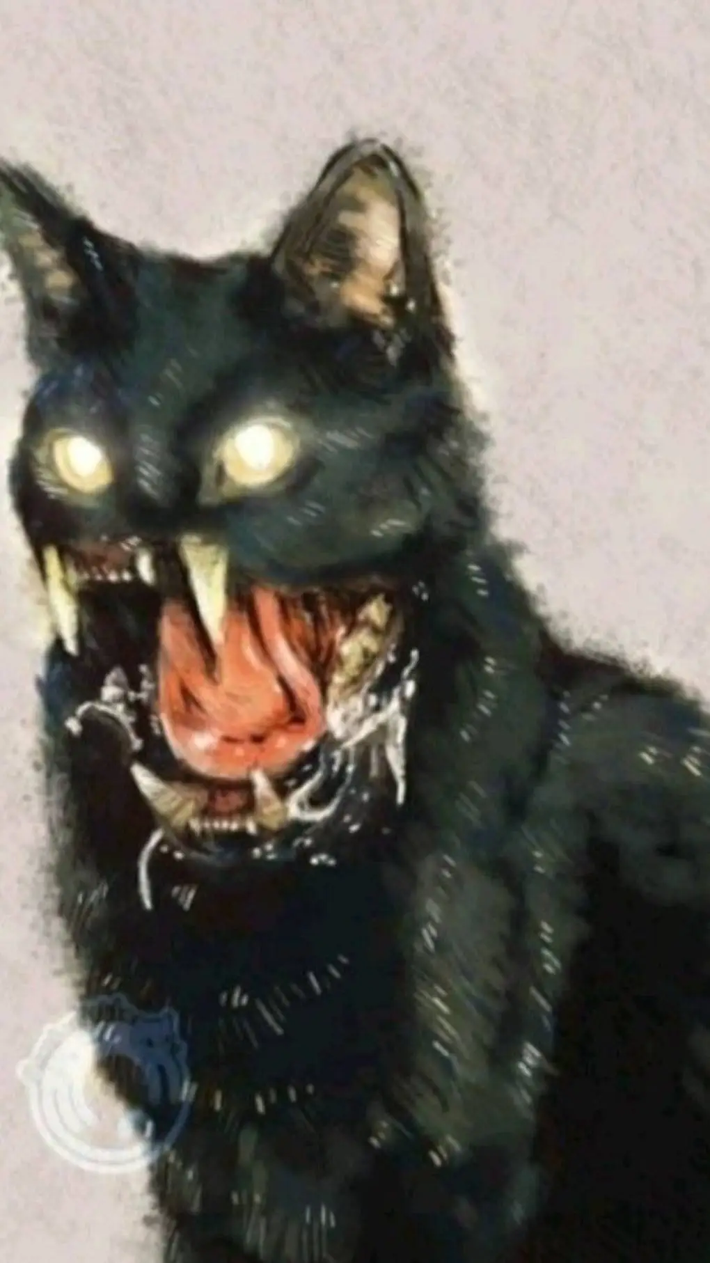 ai character: Monster cat background