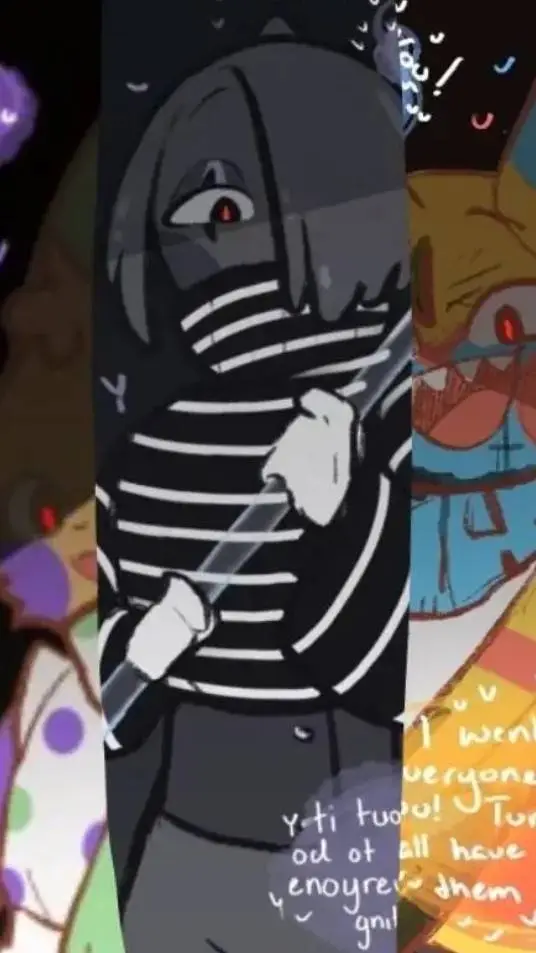 ai character: yandre circus👍 background