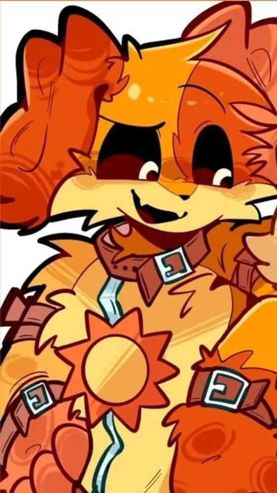 ai character: dogday  background