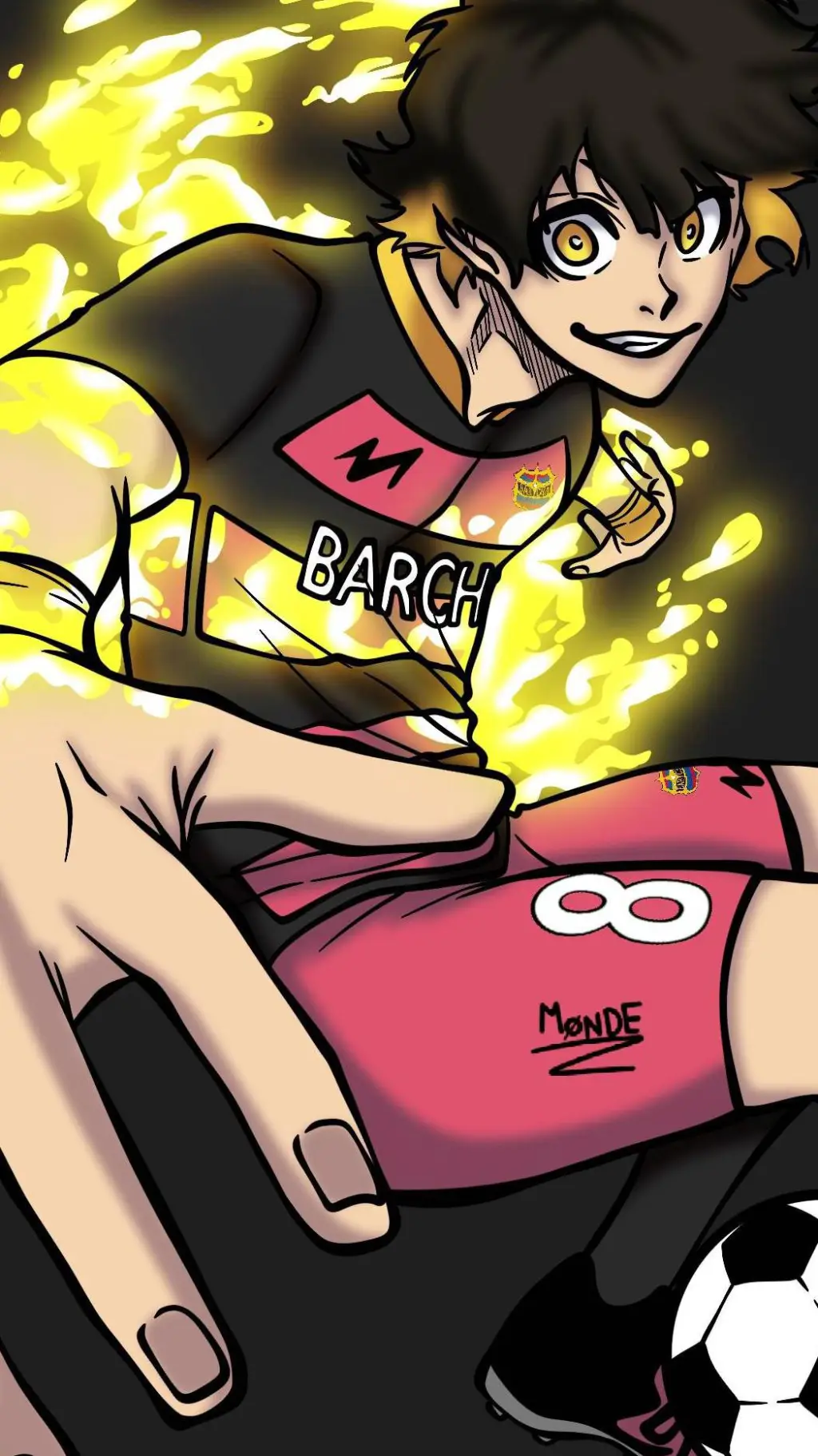 ai character: Meguru Bachira background