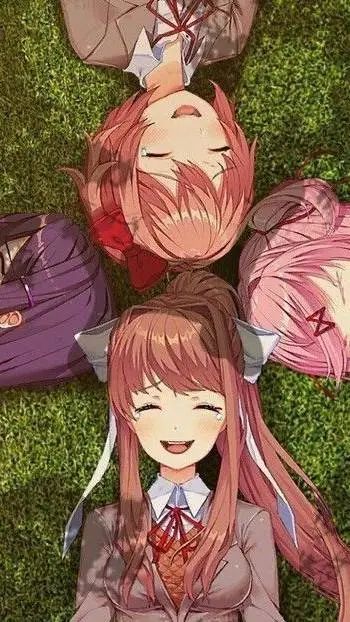 ai character: DDLC: camping!  background