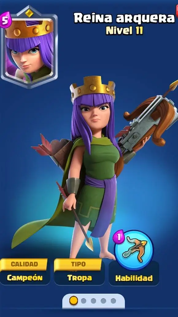 ai character: reina arquera background