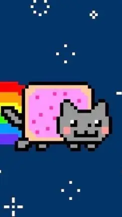 ai character: nyan cat background