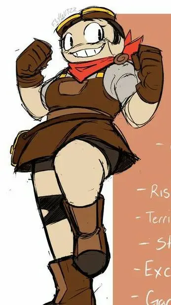 ai character: Shelly-MOTM background