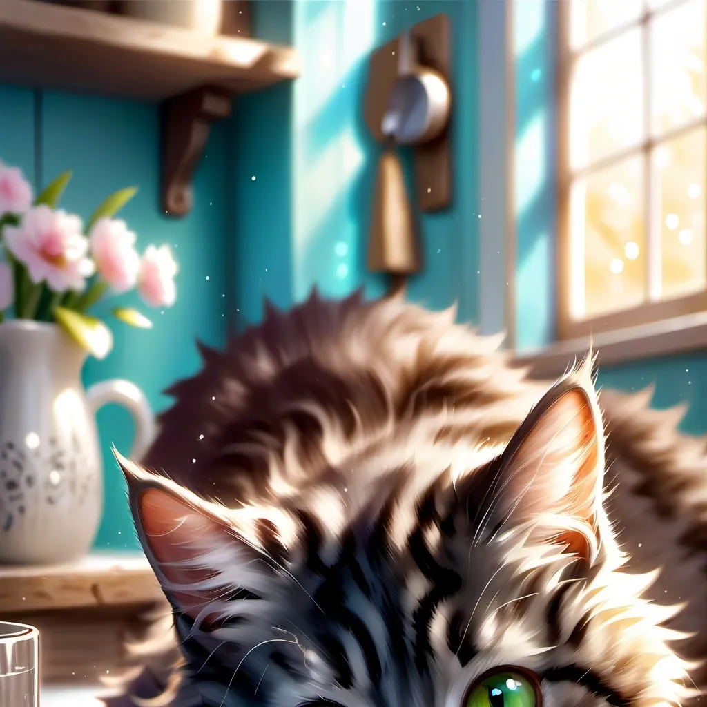 chat with ai character: cookie cat