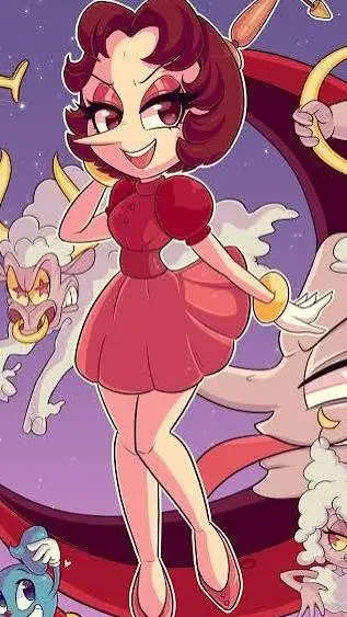 ai character: Hilda Berg  background