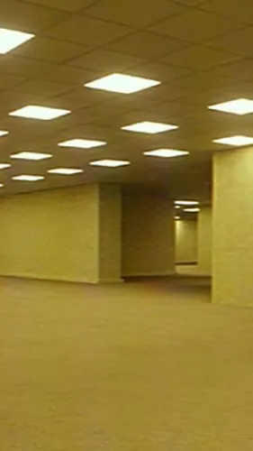 ai character: Tadc backrooms background