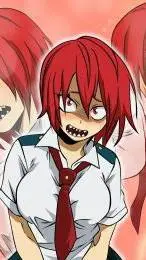 ai character: kirishima (fem) background