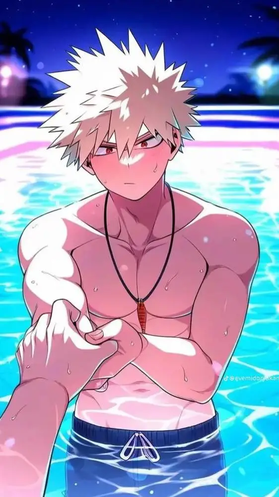 ai character: bakugo  background