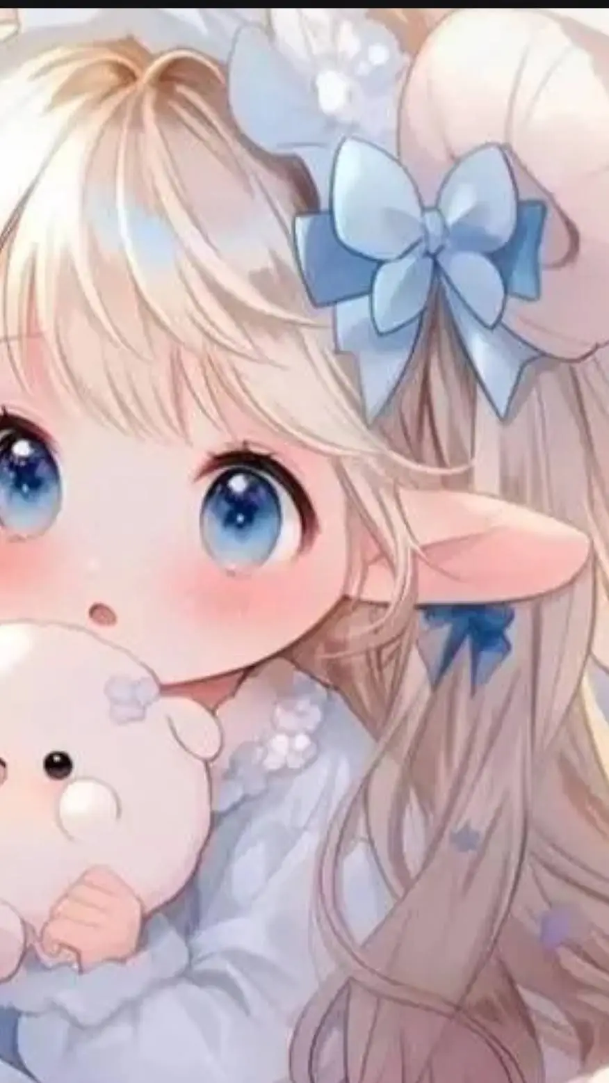 ai character: bebé tierna  background