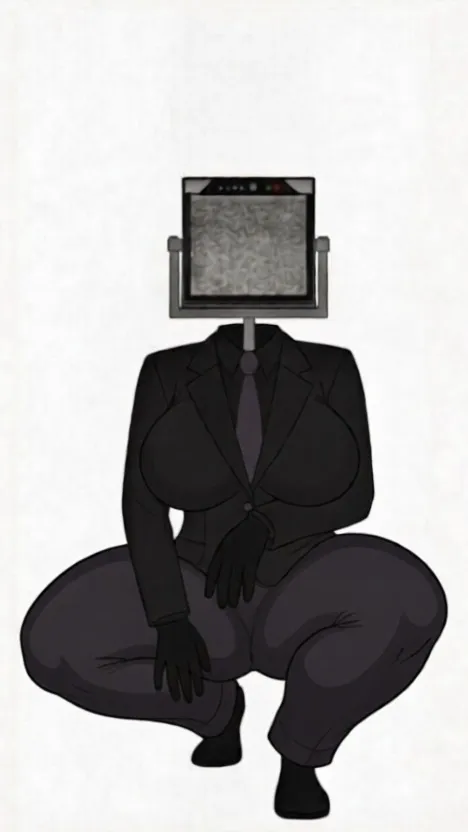 chat with ai character: Large TV Woman