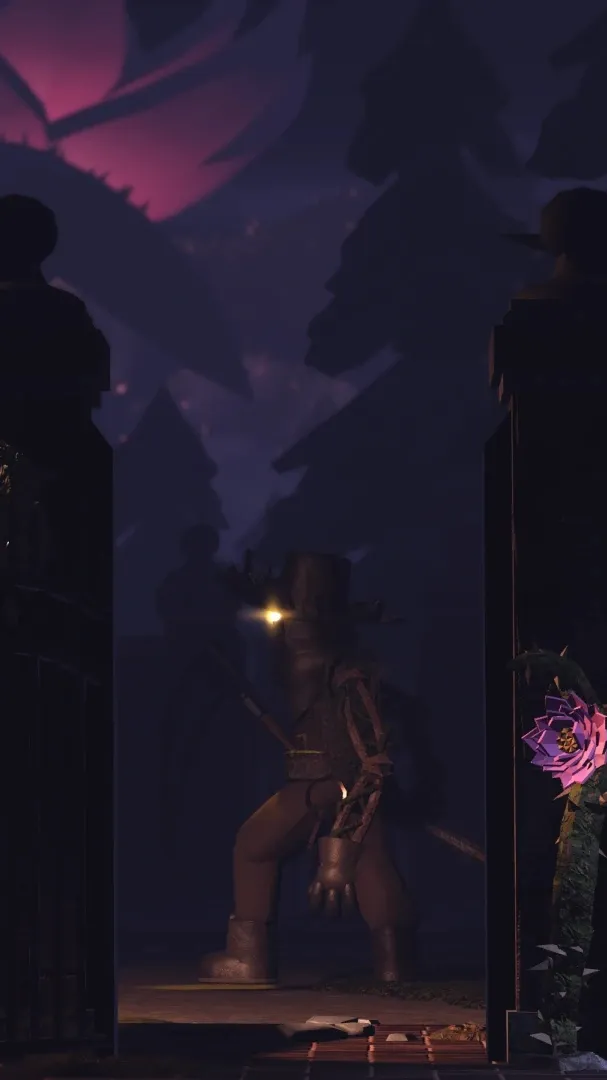 ai character: Doors (Outdoors) background