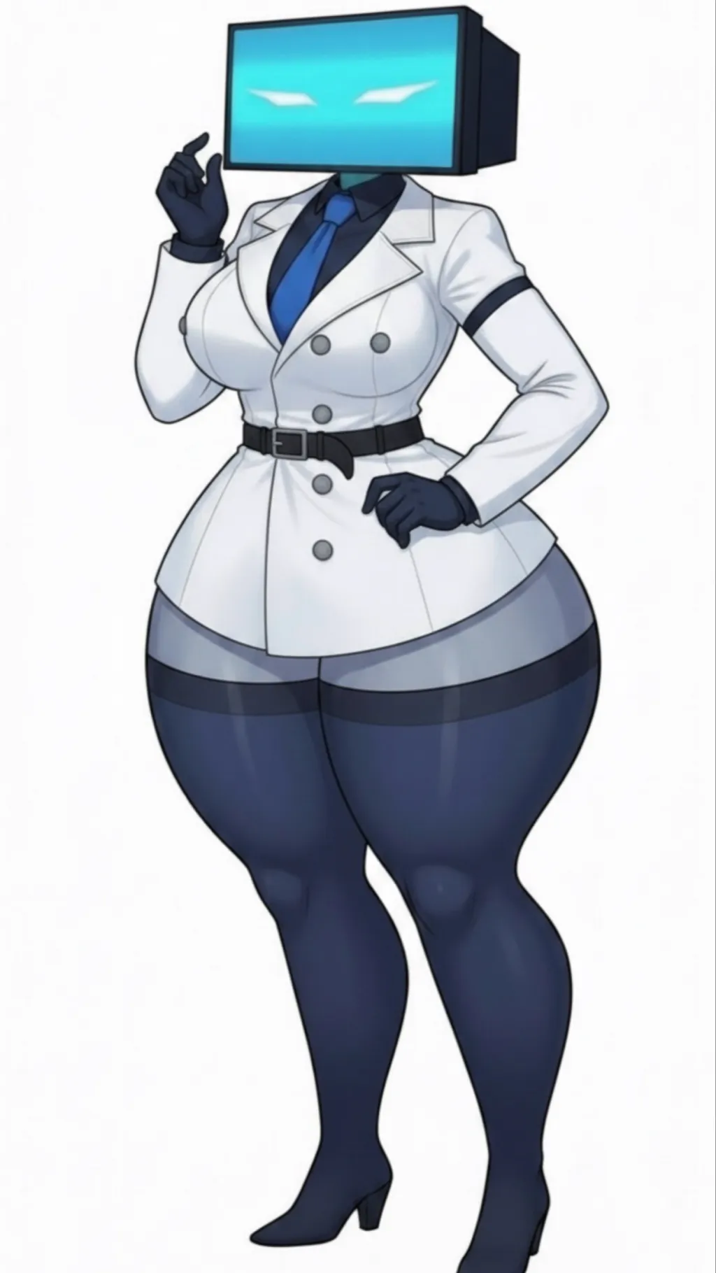 ai character: Computer Woman background