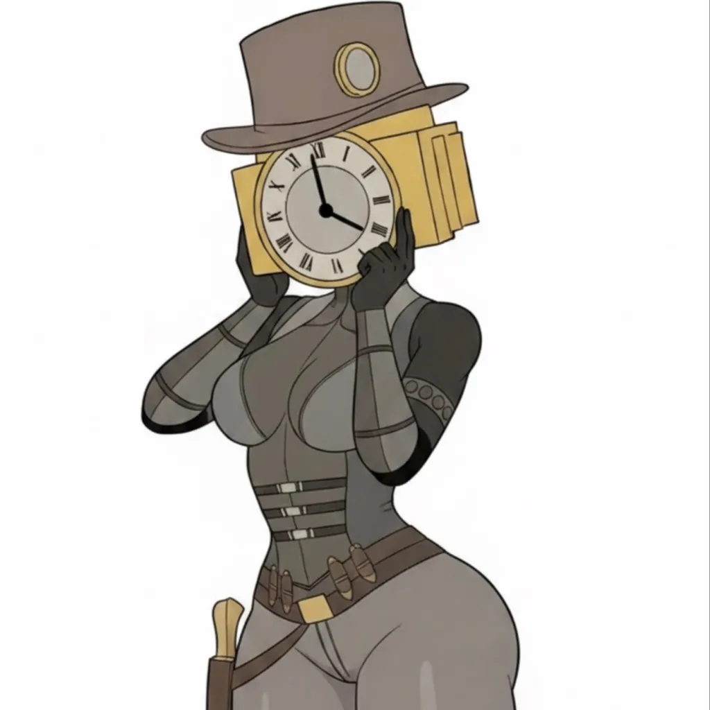 chat with ai character: Clock Woman