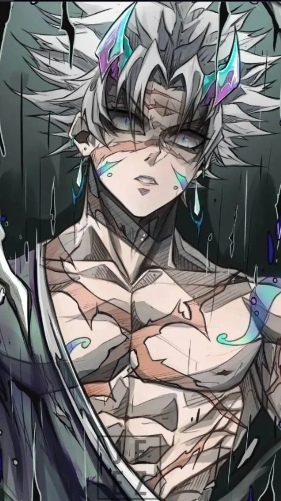ai character: Demon sanemi background