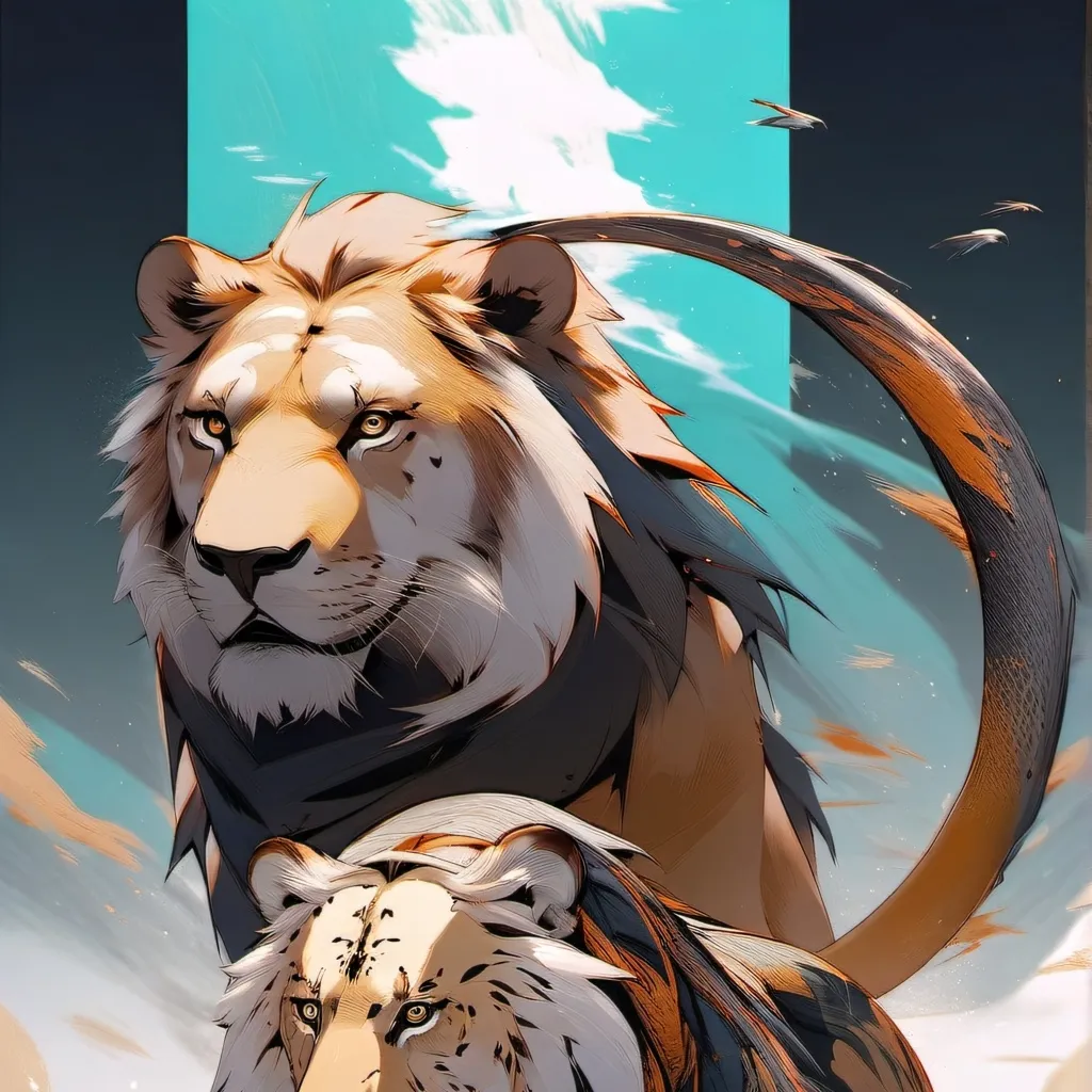 chat with ai character: raised by lions. 