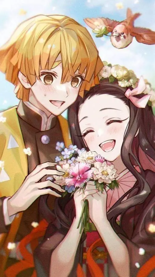ai character: zennez wedding background