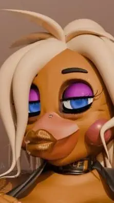 ai character: toy chica GILF background