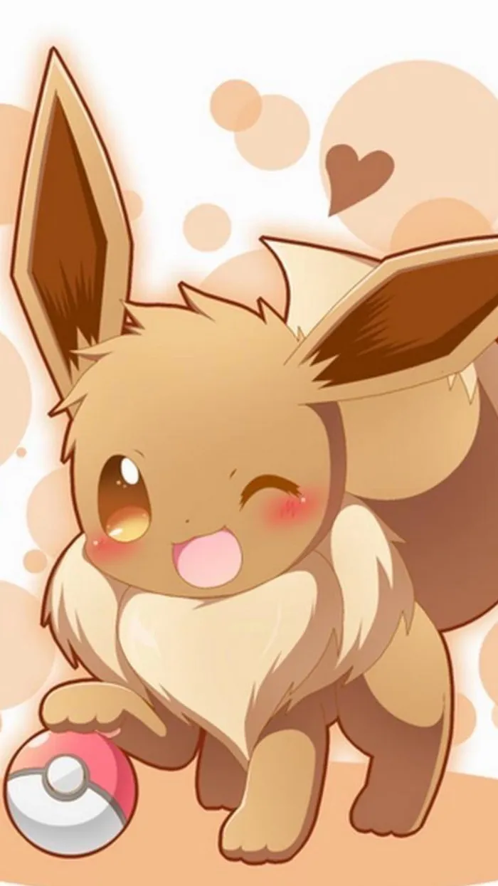 ai character: Eevee background