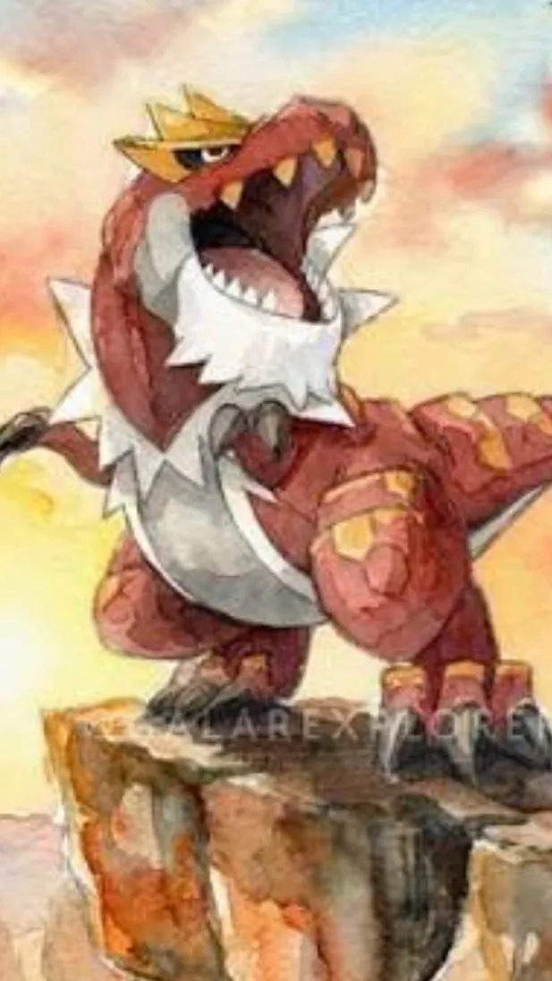 ai character: Tyrantrum background