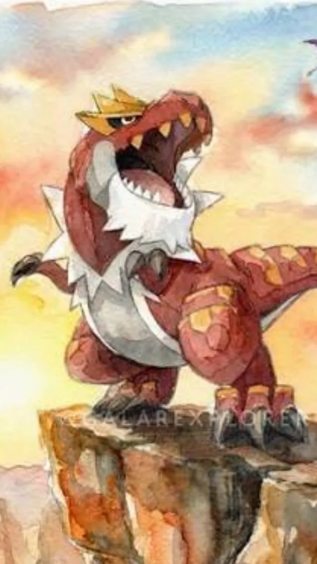 ai character: Tyrantrum background